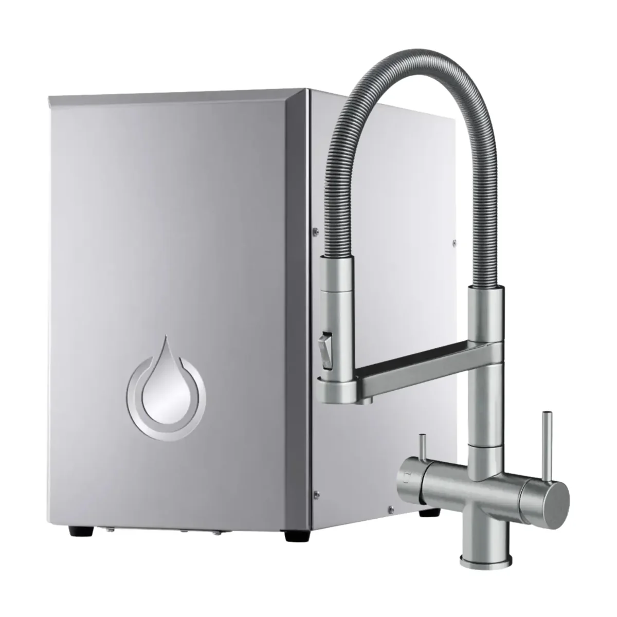SPRUDELUX SPRUDELUX® NUOVO - Premium Umkehrosmoseanlage | hoher CO2 Gehalt | geräuscharm | Edelstahl