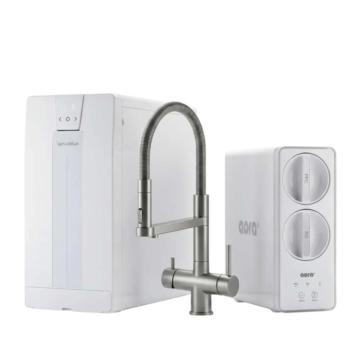 SPRUDELUX SPRUDELUX® POWER SODA Osmose - Premium Untertisch-Sprudelanlage