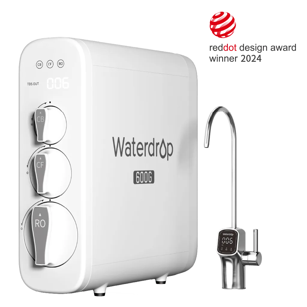 Waterdrop G3P600 Smart Untertisch Umkehrosmose Wasserfilter 600 GPD