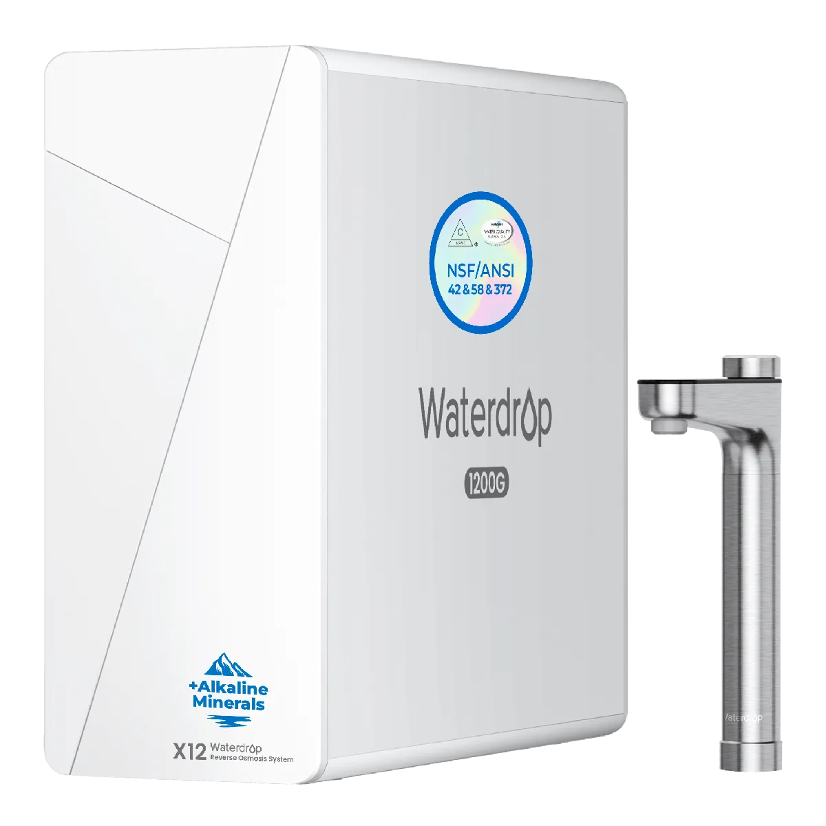 Waterdrop X12 Alkalischer Tankloser Umkehrosmose Wasserfilter 1200 GPD