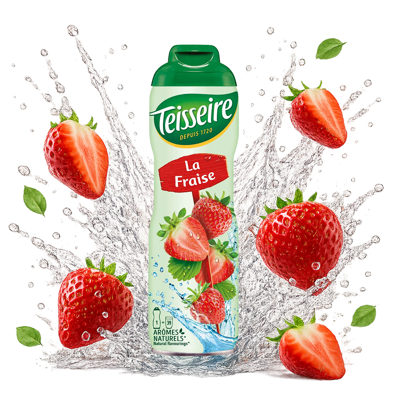 Teisseire Sirup Erdbeere – Bild 2